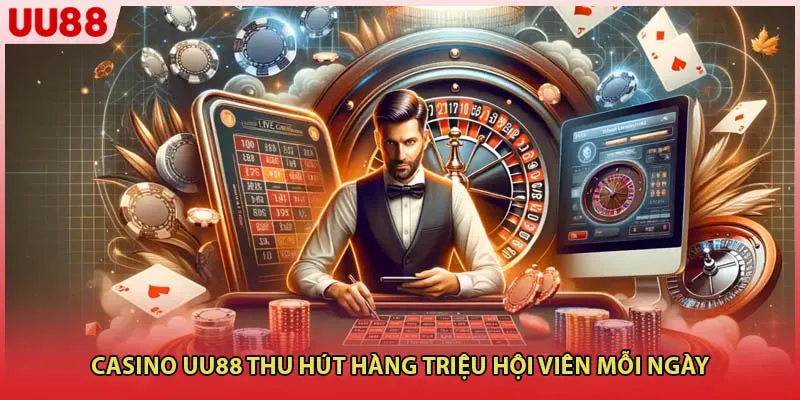 Casino UU88 thu hút hàng triệu hội viên mỗi ngày